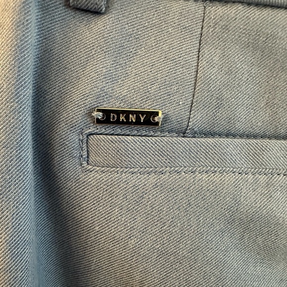 EUC DKNY Light Blue Straight Leg Trousers Size 4 - Picture 6 of 9